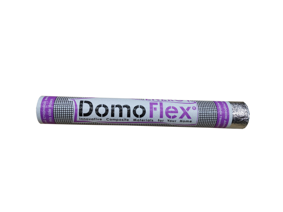  Подложка под теплый пол фольгированная DOMOFLEX ENERGY, 3 ММ (10м2)