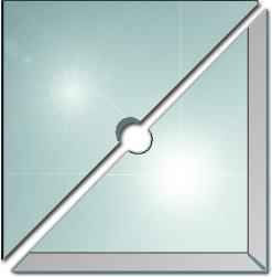  Зеркало светлое (аллюминий Al)с отверстием(Ø 60, 70, 75, 84, 96 mm),с фацетом